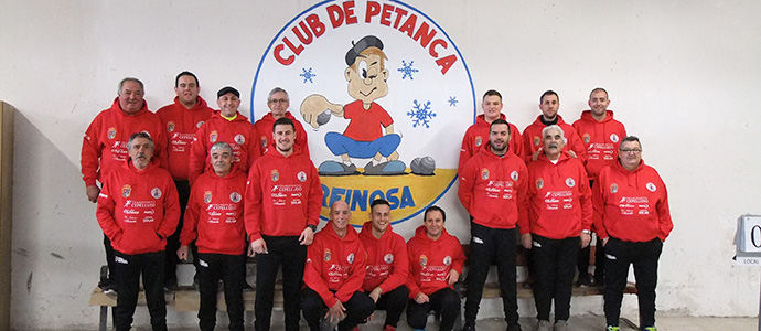El Club de Petanca de Reinosa estrena pistas en el Ferial