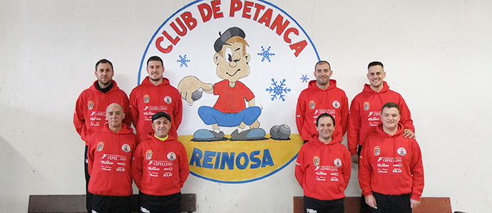 El Club de Petanca de Reinosa estrena pistas en el Ferial