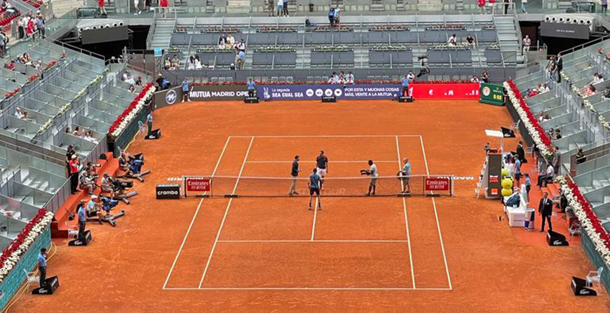 El Club de Tenis Reinosa en el Mutua Madrid Open