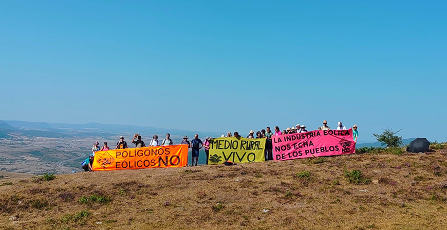 Los Colectivos Vecinales en Defensa del Territorio alertan sobre las graves afecciones ambientales que supondr�a el parque e�lico Somaloma-Las Quemadas