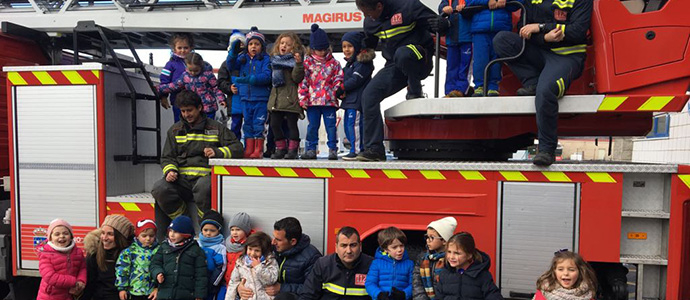 Del Colegio San Jos, al parque de bomberos