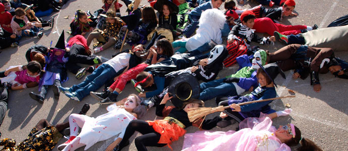 El colegio San Jos recibe Halloween al ritmo de Michael Jackson