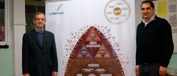 El San Jos recibe la visita del superior mundial de los Hermanos Menesianos