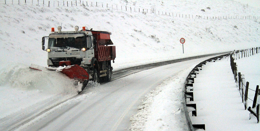 La comarca campurriana tendr activado el aviso amarillo por nieve entre la medianoche del mircoles y las 12:00 horas del viernes 