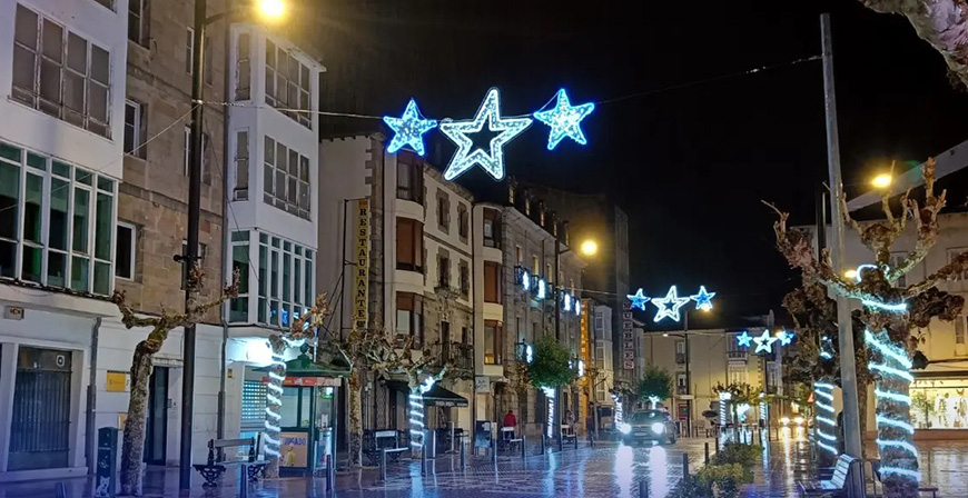 La comercios se visten de Navidad