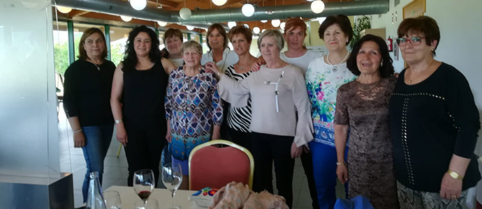 Comida de hermandad de los grupos de aquarobic
