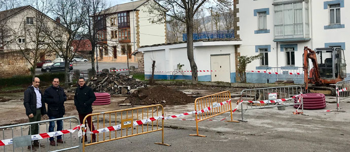 Comienza la remodelacin de la plaza de Bolmir y del arroyo La Cuesta