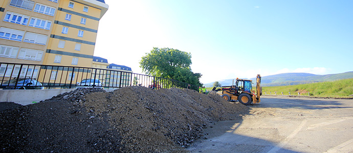 Comienzan las obras en la interseccin de la variante de Reinosa