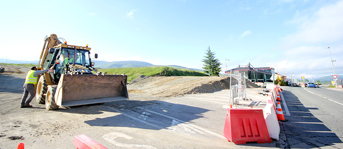 Comienzan las obras en la interseccin de la variante de Reinosa