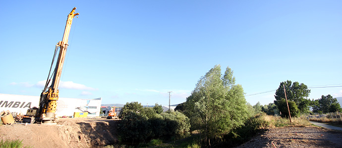 Comienzan las obras del puente sobre el Hjar