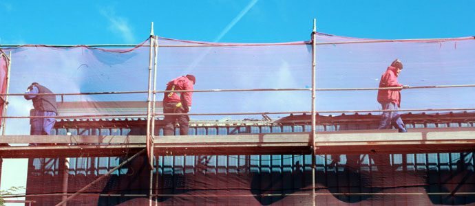 Comienzan las obras de rehabilitacin del polideportivo de Matamorosa