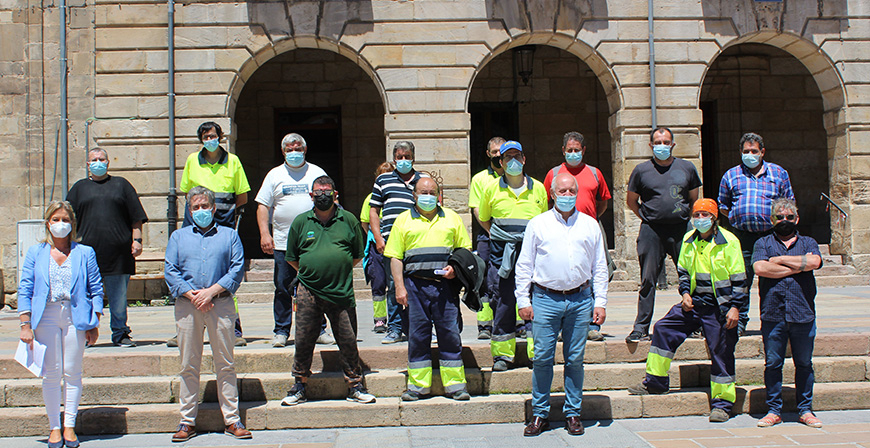Comienzan a trabajar 17 de los 30 trabajadores que le corresponden a Reinosa a travs del programa de Corporaciones Locales