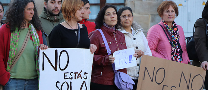 Concentracin contra la condena de 'La Manada'