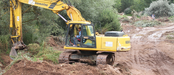 Concluidas las obras de conservacin y limpieza del ro Hjar 
