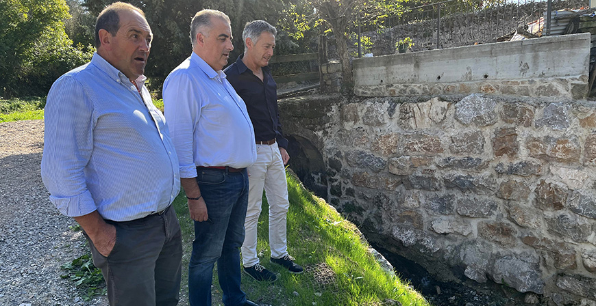 Concluyen las obras de restauracin del talud del ro Besaya en Caeda, afectado por las inundaciones