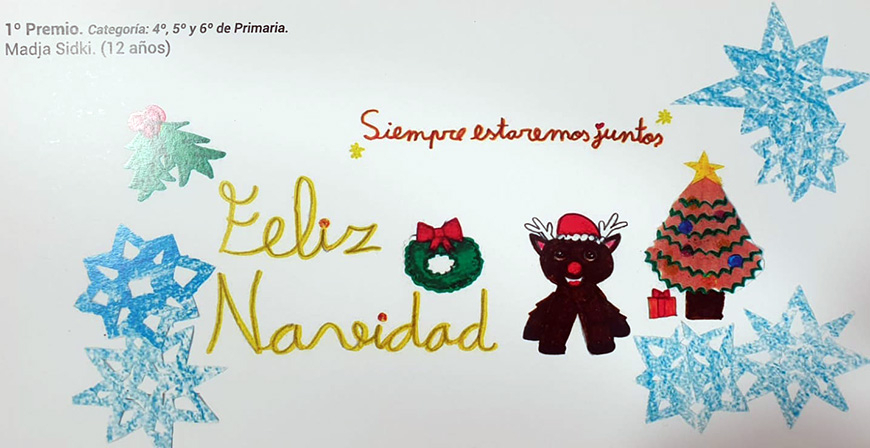 El Concurso escolar de postales navideas de Valderredible ya tiene ganadores