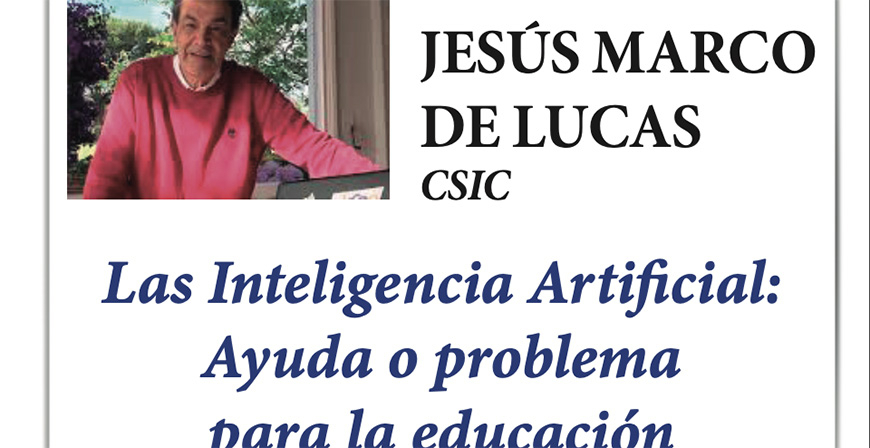 Conferencia del cientfico Jess Marcos de Lucas sobre inteligencia artificial en el IES Montesclaros