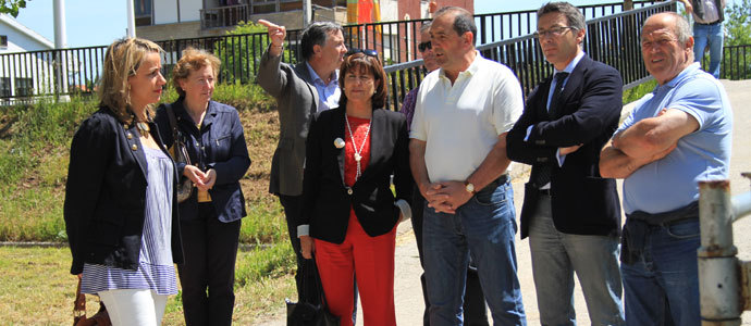 La consejera de Desarrollo Rural inaugura la mejora del camino 'Botellas'