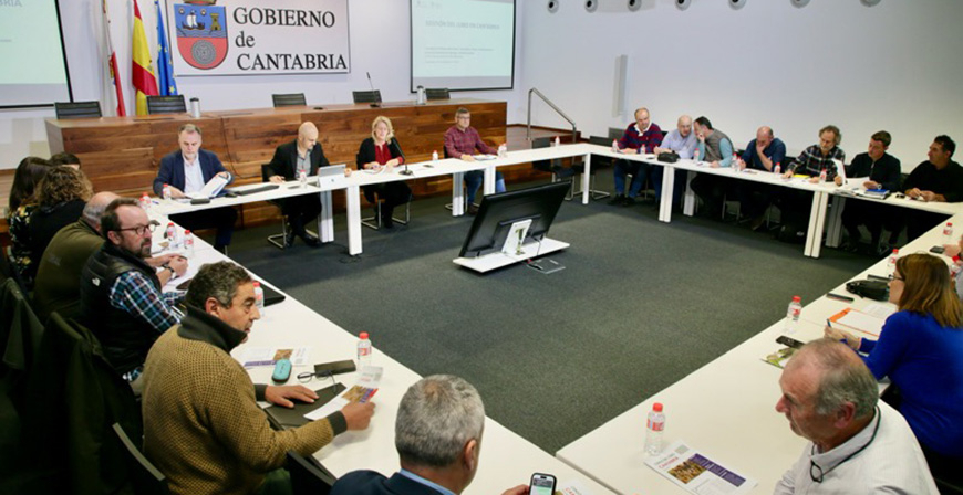 La consejera de Desarrollo Rural, 