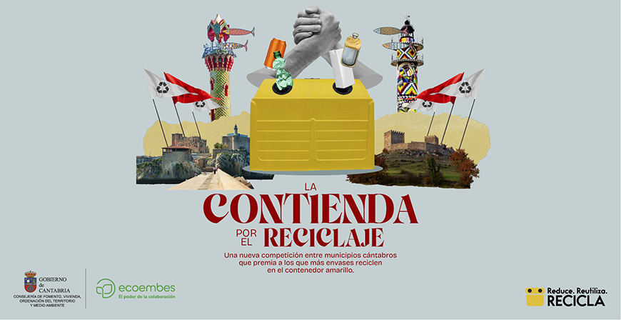 'La Contienda del Reciclaje', la nueva campaa del Gobierno de Cantabria en la que los municipios competirn por ser los ms recicladores de envases ligeros