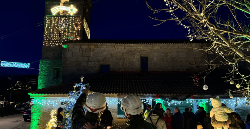 Corconte luce an ms esta Navidad gracias a Iberdrola