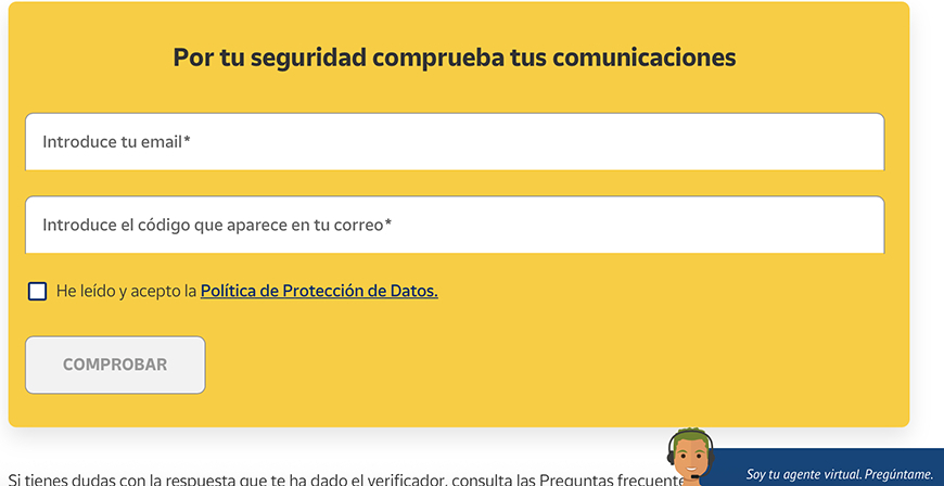 Correos recuerda a sus clientes que disponen de un Verificador de Email para identificar fraudes que suplantan a la compa��a