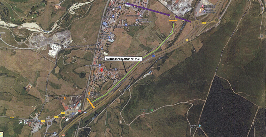 CORTE DE TRFICO EN LA CA-730 MATAMOROSA-ARIJA (TRAMO: MATAMOROSA-ENLACE 133 A-67)