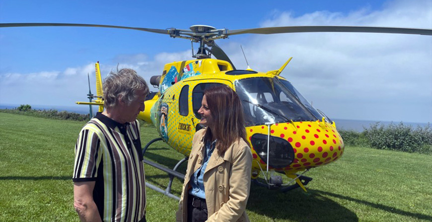 Costa Quebrada protagonizar este jueves el programa 'Volando voy, volando vengo' 