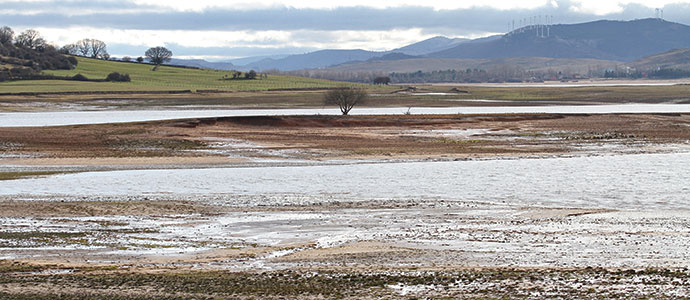 La cota del Pantano del Ebro sube casi dos metros 