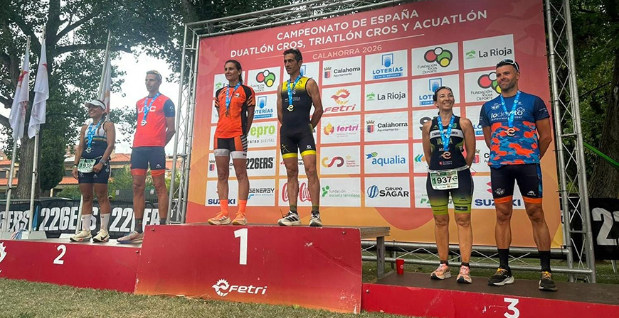 Cristina Guti�rrez se proclama campeona de Espa�a en Duatl�n Cross en Calahorra