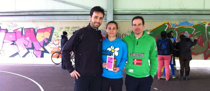 Cristina Gutirrez, segunda en el Duatln Cross de Navidad de Lugones 