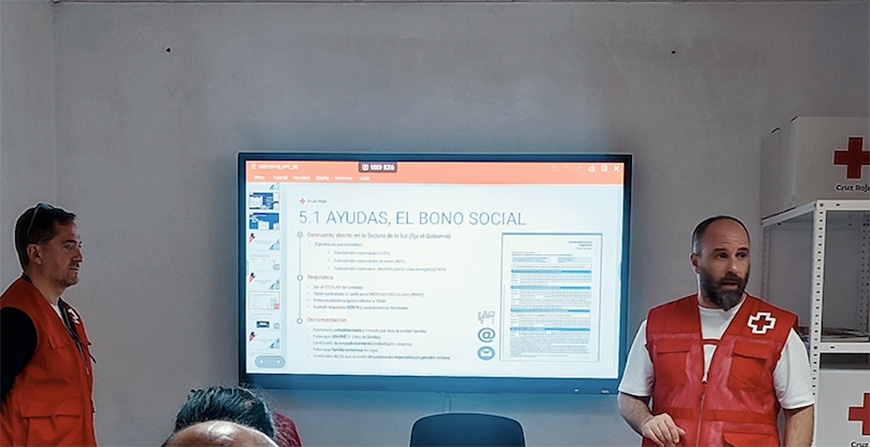 Cruz Roja celebr en Reinosa un taller de pobreza energtica para familias de la comarca