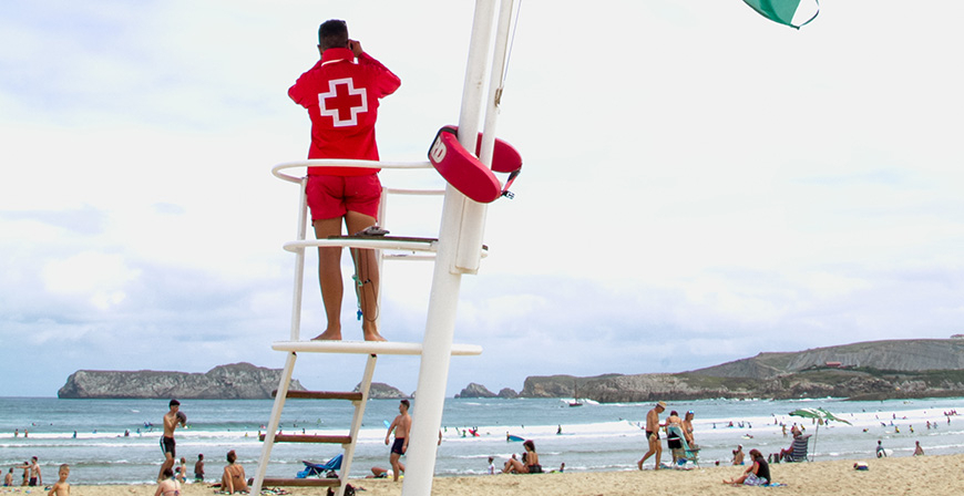 Cruz Roja realiza en Cantabria ms de 2.400 intervenciones en lo que va de verano