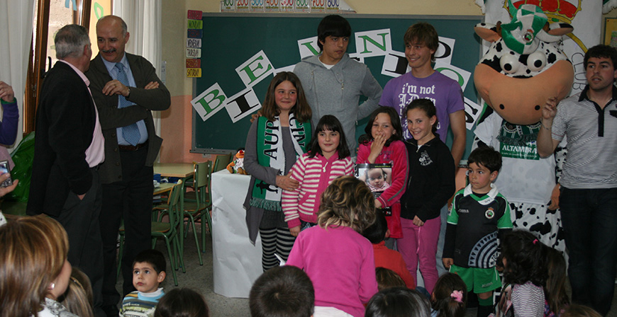 Cuando Sergio Canales visit� el Colegio de Paracuelles con solo 19 a�os