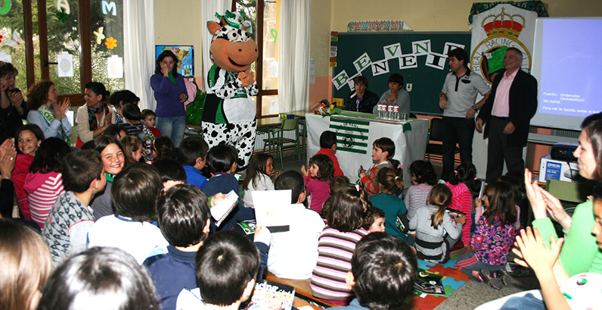 Cuando Sergio Canales visit� el Colegio de Paracuelles con solo 19 a�os