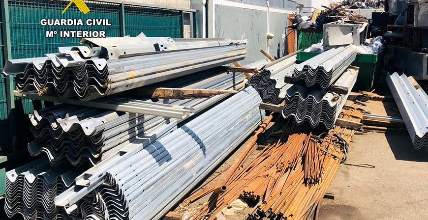 Cuatro detenidos por presunta apropiacin indebida de biondas de las obras del nudo entre la A8 y A67 de Torrelavega 