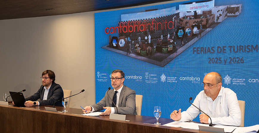 Los cuatro elementos de la naturaleza y la innovacin protagonizarn el estand de Cantabria en Fitur 2025 que sale a licitacin por 1,7 millones de euros para dos aos