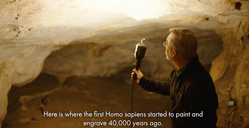 La cueva de El Castillo, punto de partida del documental estadounidense 'The history of home'