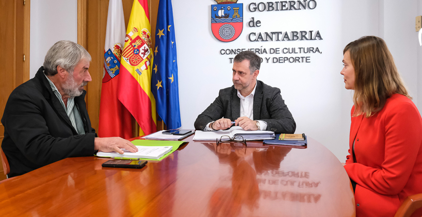 Cultura analizar distintas actuaciones para poner en valor el yacimiento tardorromano de Santa Mara de Hito en Valderredible
