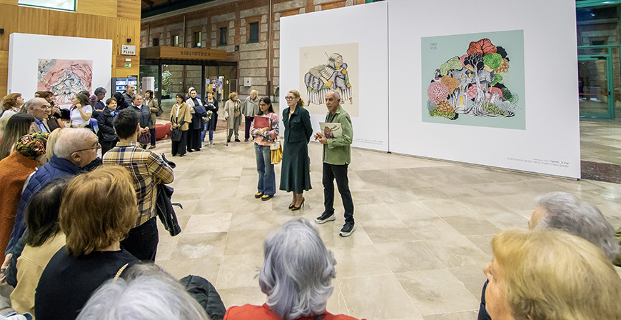 Cultura inaugura la exposici�n 'Somos creadoras. Una casa para cada artista' de la ilustradora Sonia Pi�eiro