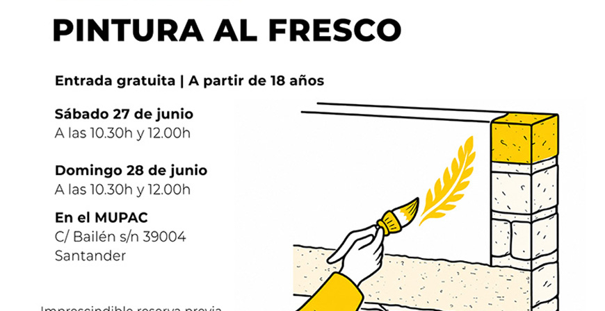 Cultura organiza un taller sobre pintura al fresco este fin de semana en el MUPAC