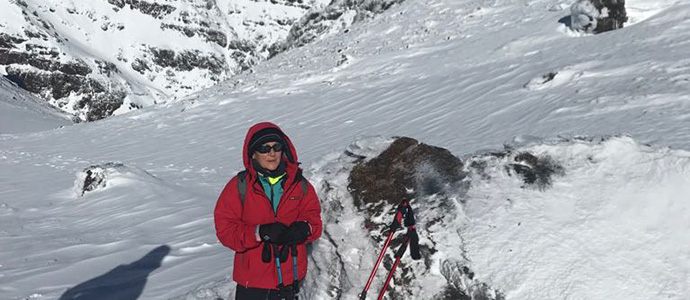 Cumbre en la cima del Atlas