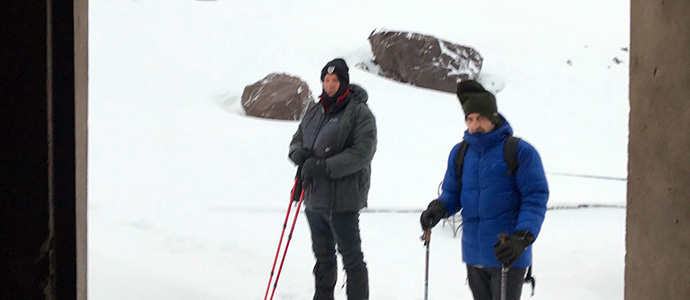Cumbre en la cima del Atlas
