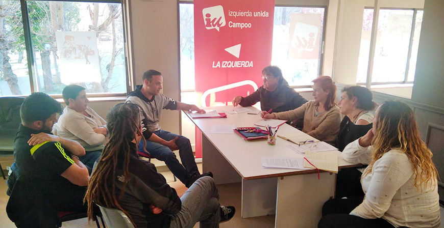 La cpula de la coalicin IU-Podemos en Cantabria se rene con el Comit de Empresa de Sidenor