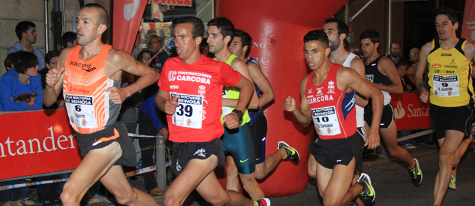 David Bustos y Blanca Fernndez triunfan en la fiesta del atletismo campurriano