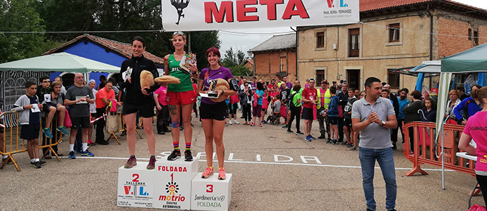 David de la Cruz y Eva Mara Gonzlez, campeones de la V Carrera Popular de Foldada
