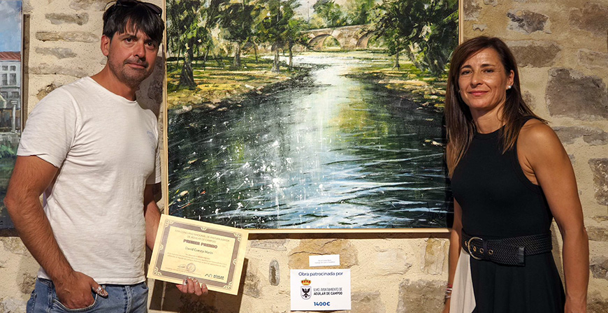 David Cuesta Marn gana el XXIII Certamen Nacional de Pintura Rpida de Aguilar de Campoo, dotado con 1.400 euros