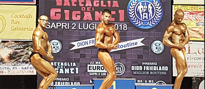 David Fernndez, subcampen de Europa IBFA de Culturismo
