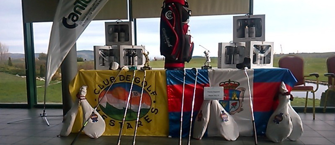David Guevara se impuso en el torneo de Navidad del campo de golf de Nestares