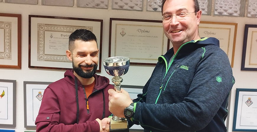 David Gutirrez gana el Torneo Social de Navidad del Club de Ajedrez Campoo